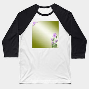 Purple flowers Baseball T-Shirt